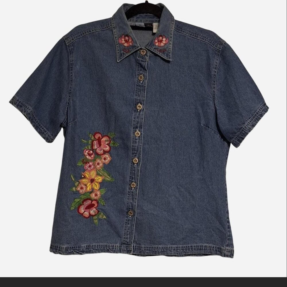 Studio West Denim Blouse